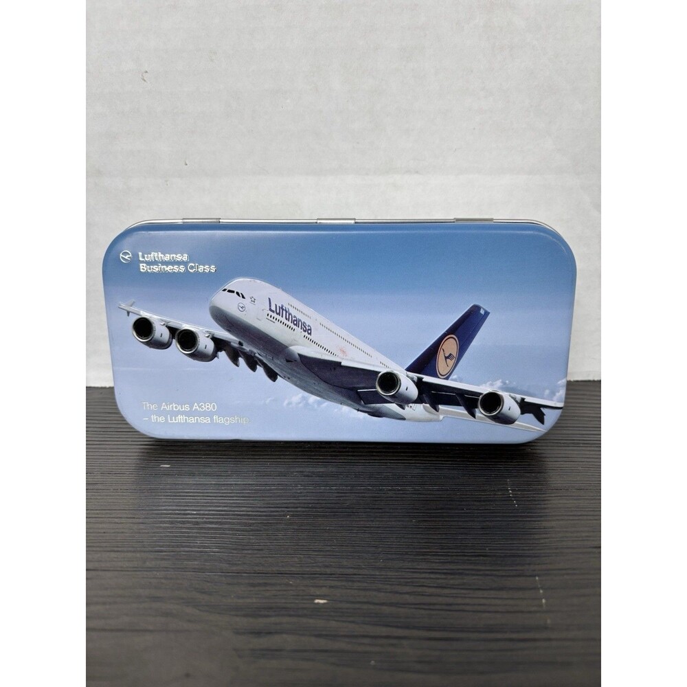 Germany Lufthansa A380 Airline Special Edition Business 1st Class Metal Tin Box